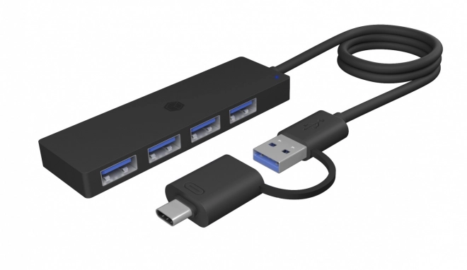 4-portový hub USB 3.2 Gen 1 Typ-C a Typ-A