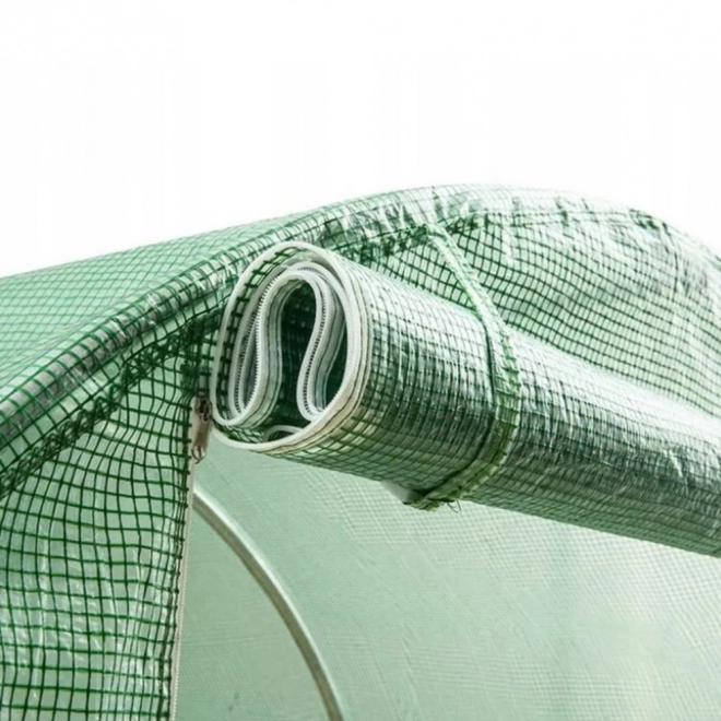 Záhradný fóliový tunel skleník 4x2,5x2m 10m² zelený