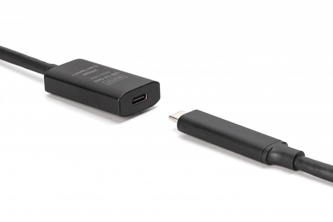 Aktívny predlžovací kábel USB-C - USB-C, USB 3.2 Gen2, 10Gbps, 5m