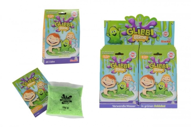 Zelený kúpeľový sliz Glibbi Slime