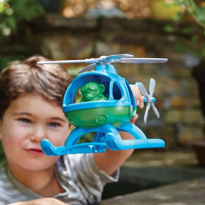 Vrtuľník Modrý Green Toys