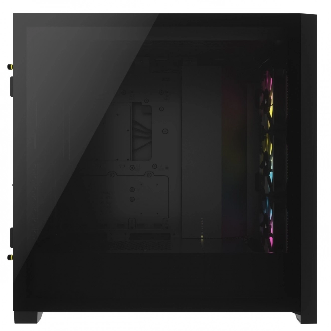 Čierna skrinka CORSAIR iCUE 5000D RGB Airflow