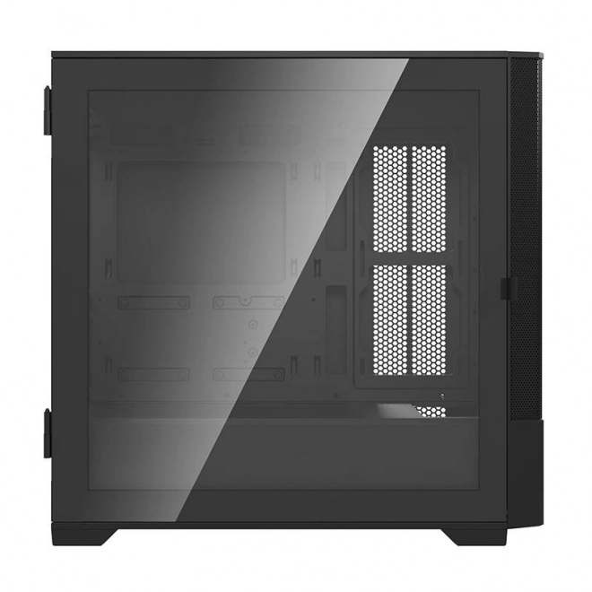 Počítačová skrinka Darkflash DK415 + 2 ventilátory (čierna)