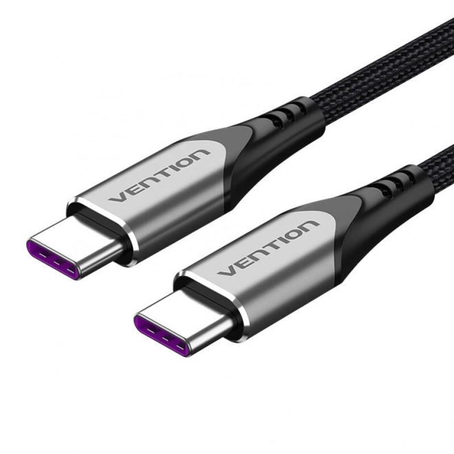 Usb-c na usb-c kábel Vention 1.5m šedý