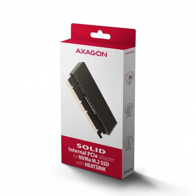 Interný adapter PCIe x16 M.2 NVMe s chladičom