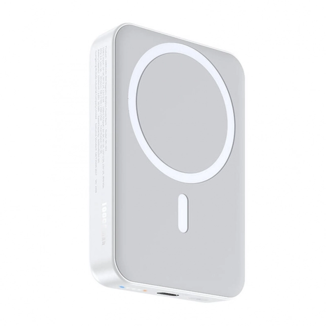 Magnetická powerbanka 10000mAh biela