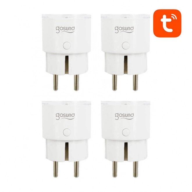 Chytrá zásuvka WiFi Gosund 3680W 16A 4-pack