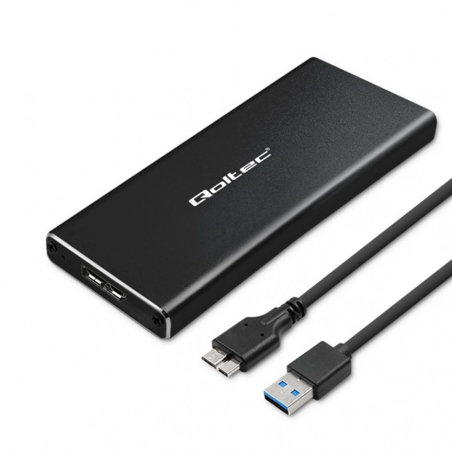 Hliníkový externý box pre SSD M.2 SATA NGFF s USB 3.0