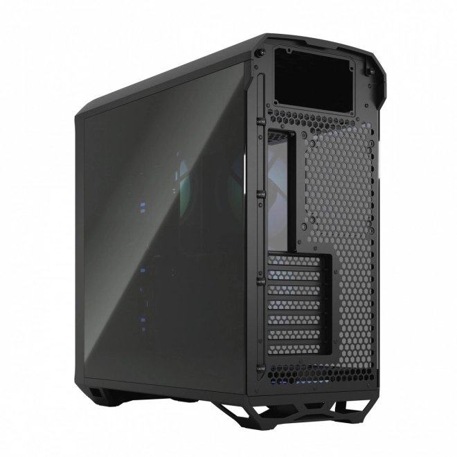 Čierna skriňa Torrent RGB Light Tint s 5 ventilátormi ATX