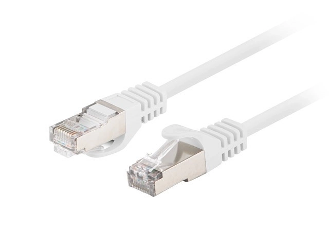 Biely patchcord FTP kategórie 6 0.5M, 10 ks