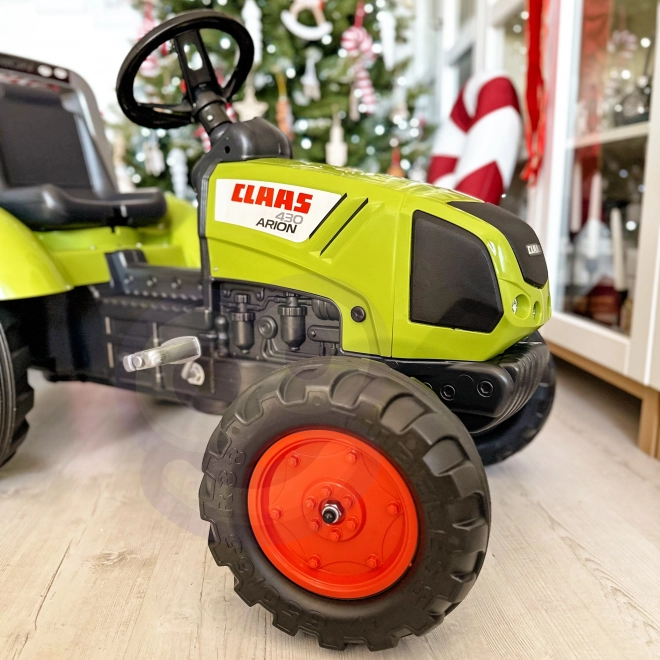 FALK Šliapací traktor Claas Arion 430 s ťažným zariadením