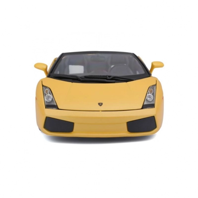 Bburago model Lamborghini Gallardo Spyder žltý