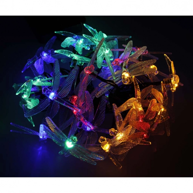 Solárne záhradné svetlá v tvare vážok 6,5m 30LED multicolor