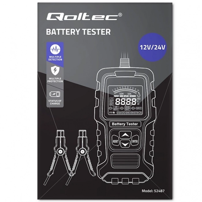 Digitálny tester batérií s LCD displejom pre 12V a 24V