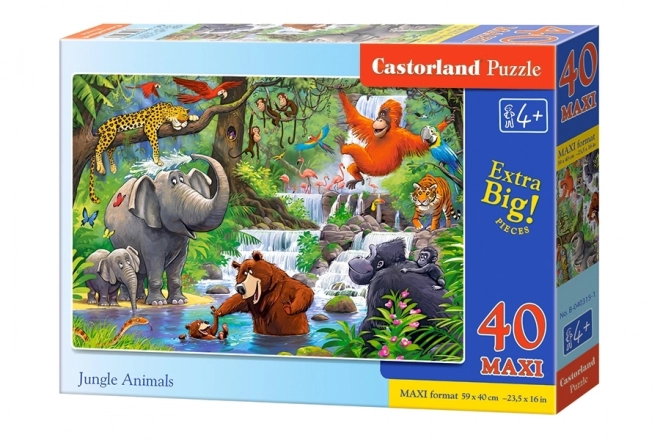 Castorland Puzzle Zvieratká v džungli maxi