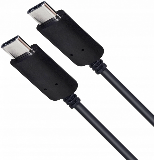 Silikónový čierny USB C - USB C kábel 3m 2.0