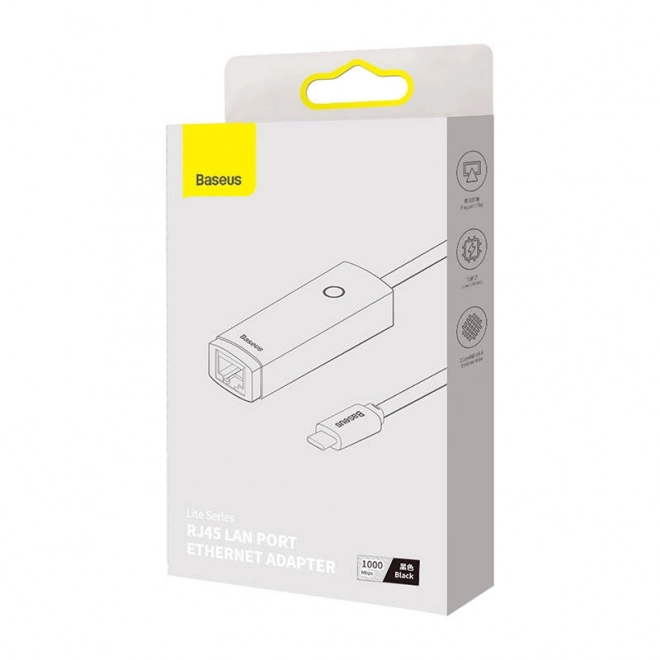 Sieťový adaptér Baseus Lite USB-C na RJ45