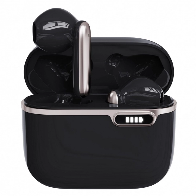 Bluetooth slúchadlá s HQ mikrofónom TWS (USB-C) čierne