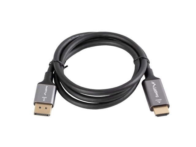 Kábel DisplayPort na HDMI 4K 1m čierno-strieborný