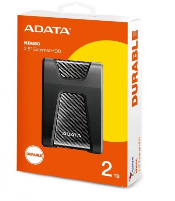 DashDrive Durable HD650 2TB 2,5'' USB3.1 – čierna
