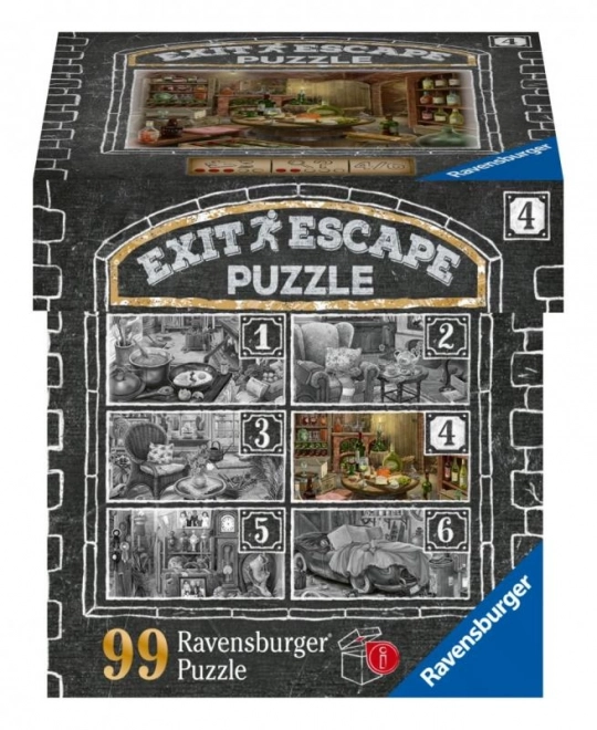 Ravensburger Únikové puzzle Strašidelné sídlo