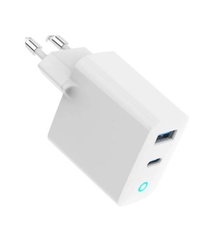 Rýchla USB-A/C nabíjačka 30W s LED svetlom