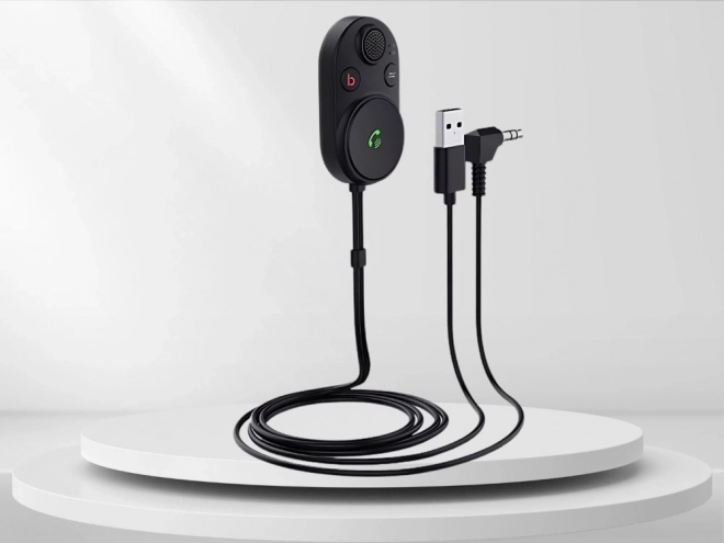 Bluetooth adaptér do auta s podporou hands-free a bass boost