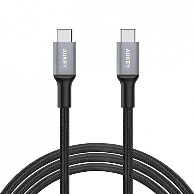 Nylonový kábel AUKEY Quick Charge USB-C na USB-C 2m