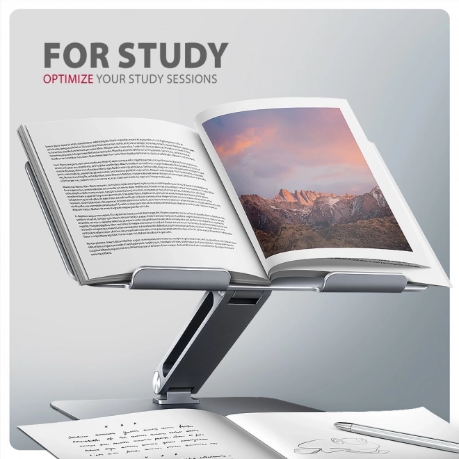 Stojan na notebook AXAGON STND-LQ z hliníka, 10-16", nastaviteľný uhol