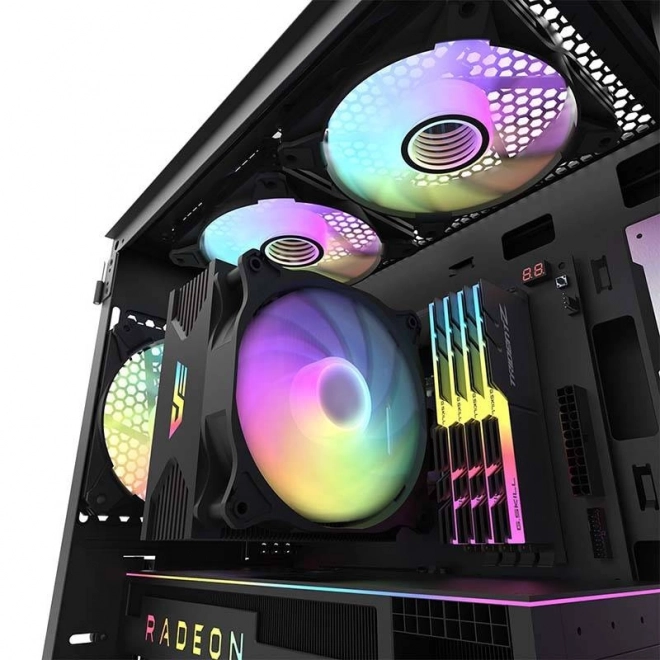 Sada Počítačových Ventilátorov Darkflash Infinty 8 5v1 RGB