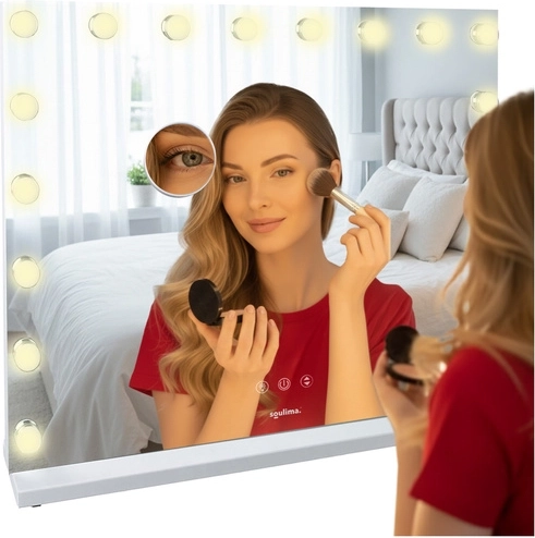 Hollywoodske LED svetlo pre bezchybný make‑up