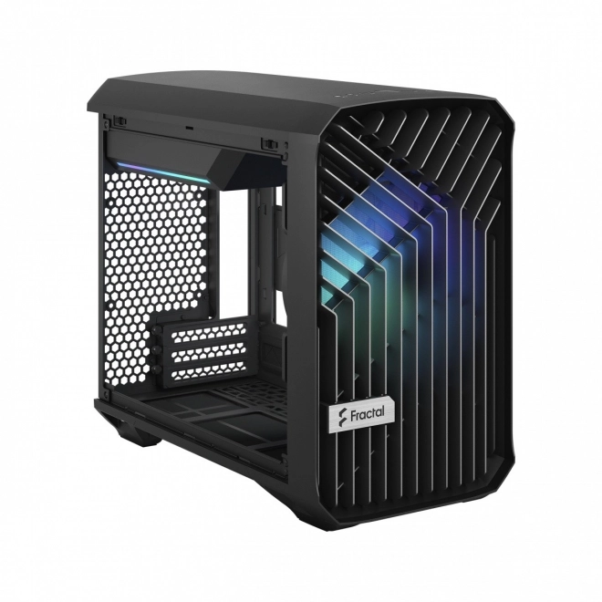 Vežová skrinka Torrent Nano RGB Black TG svetlý odtieň