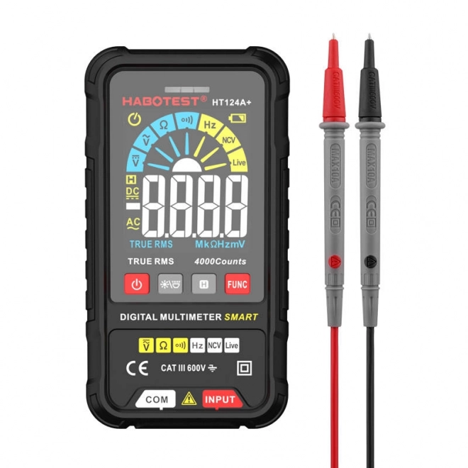 Digitálny univerzálny multimeter Habotest HT124A+