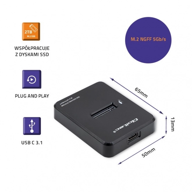 Dokovacia stanica pre SSD disky M.2 SATA
