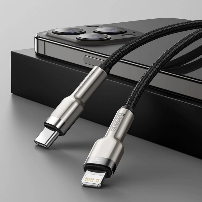 Rýchly nabíjací USB-C/Lightning kábel Baseus Cafule