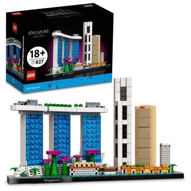 Singapur LEGO Architecture model