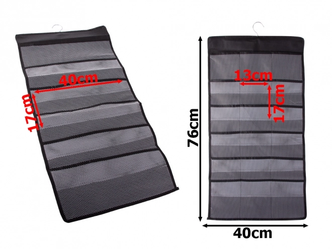 Organizér na bielizeň do šatníka s 24 vreckami
