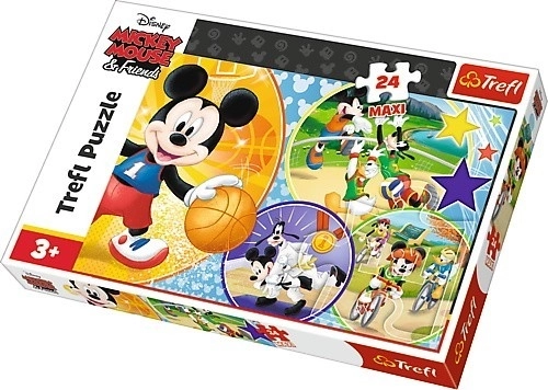 Puzzle Mickey Mouse Sportuje Maxi Trefl