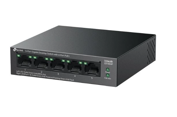 5-Portový Gigabitový Desktopový Switch PoE+