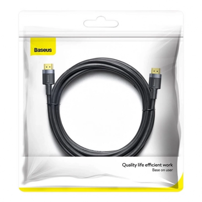 Baseus kábel HDMI 4K prepojenie 3m - čierny