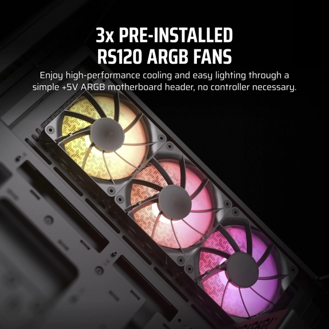 Skriňa počítače Mid-Tower 3500X ICUE LINK RGB TG čierna