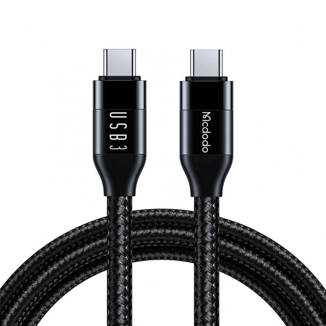 Kabel USB-C na USB-C Mcdodo 100 W 1,2 m (čierny)