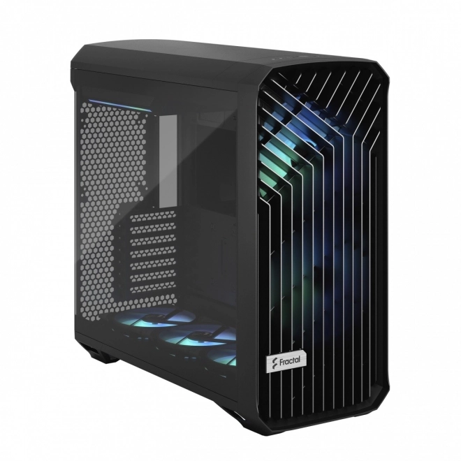 Čierna skriňa Torrent RGB Light Tint s 5 ventilátormi ATX