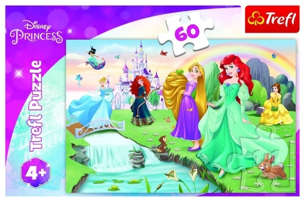 Trefl puzzle s Disney princeznami 60 dielikov