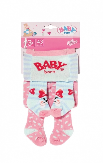 Pančuchy pre bábiku BABY born 43 cm - set 2 ks