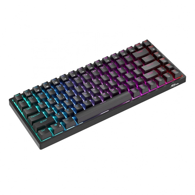 Bezdrôtová mechanická klávesnica Royal Kludge RK84 RGB s hnedými spínačmi