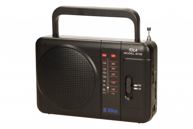 Prenosné rádio Tola čierne