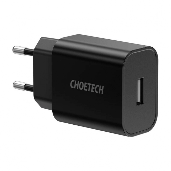 Nabíjačka Choetech 12W USB-A čierna