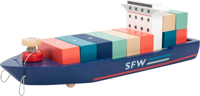 Kontajnerová loď s remorkérmi