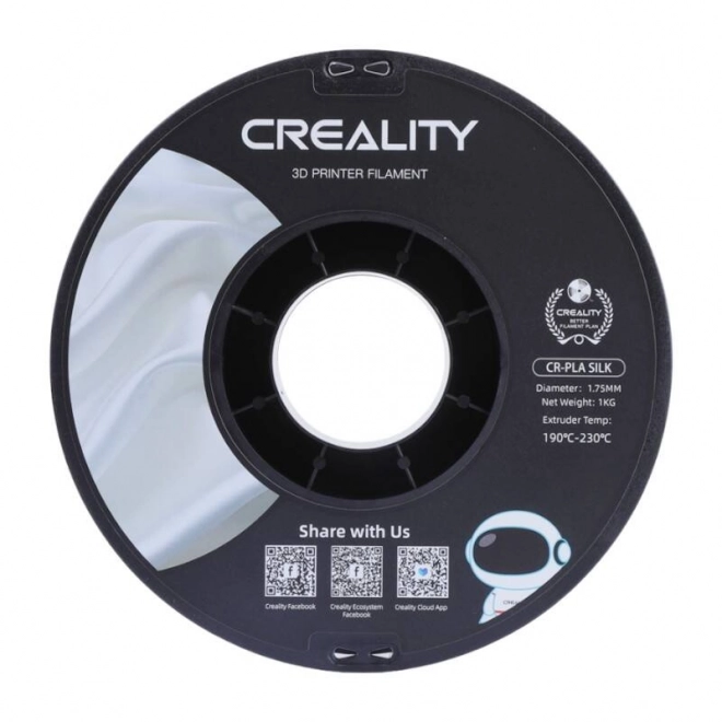 Hodvábny filament pre 3D tlačiarne v medenej farbe od Creality